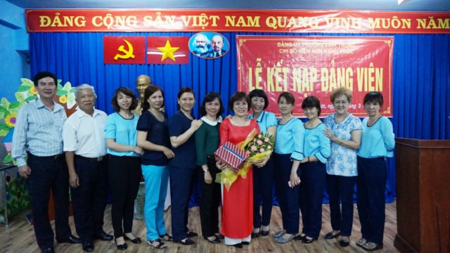 Lễ kết nạp Đảng viên Nguyễn Thị Thanh Thúy